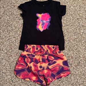 Xersion Black Quick-Dri Tee + running shorts SET (7/8)